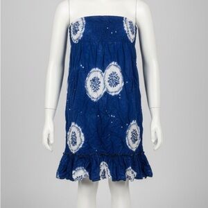 Chach strapless sequined swim coverup 8